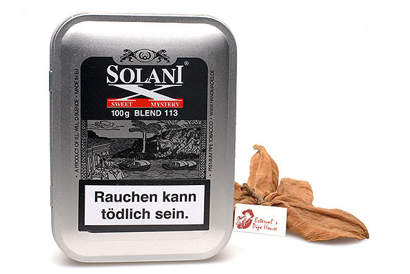 Solani X-Mystery Blend 113 Pipe tobacco 100g Tin Solani X-Mystery Blend 113 Pipe tobacco 100g Tin